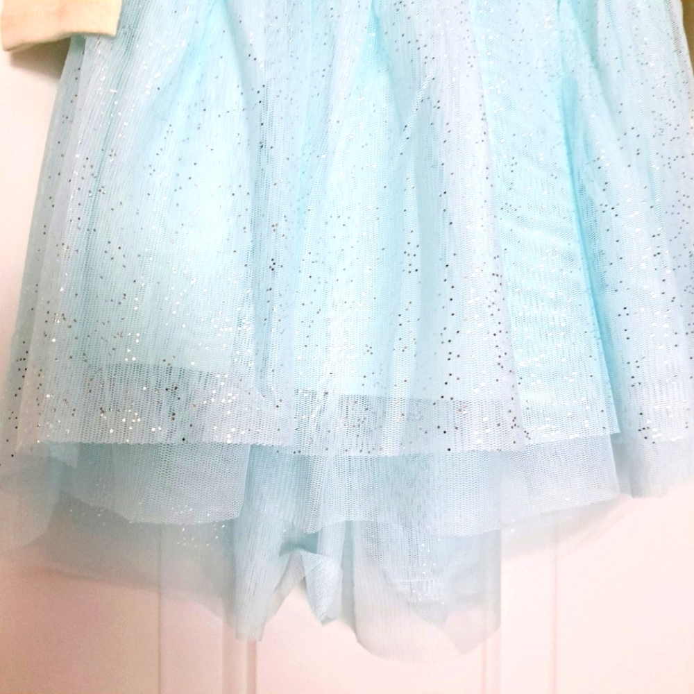 Cat and Jack Toddler Sparkle Tutu Unicorn Long Sleeve  Dress Sz 12M - Picture 6 of 8